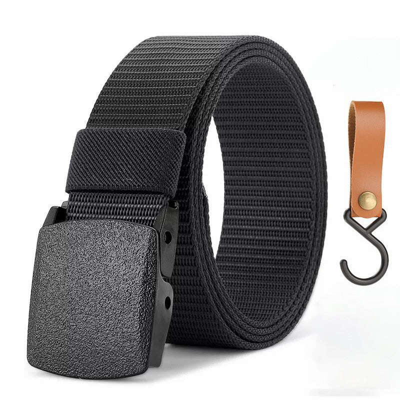 Quick Release Tactical Nylon Belt 125cm zv03-black-jtg by HitMyNeed