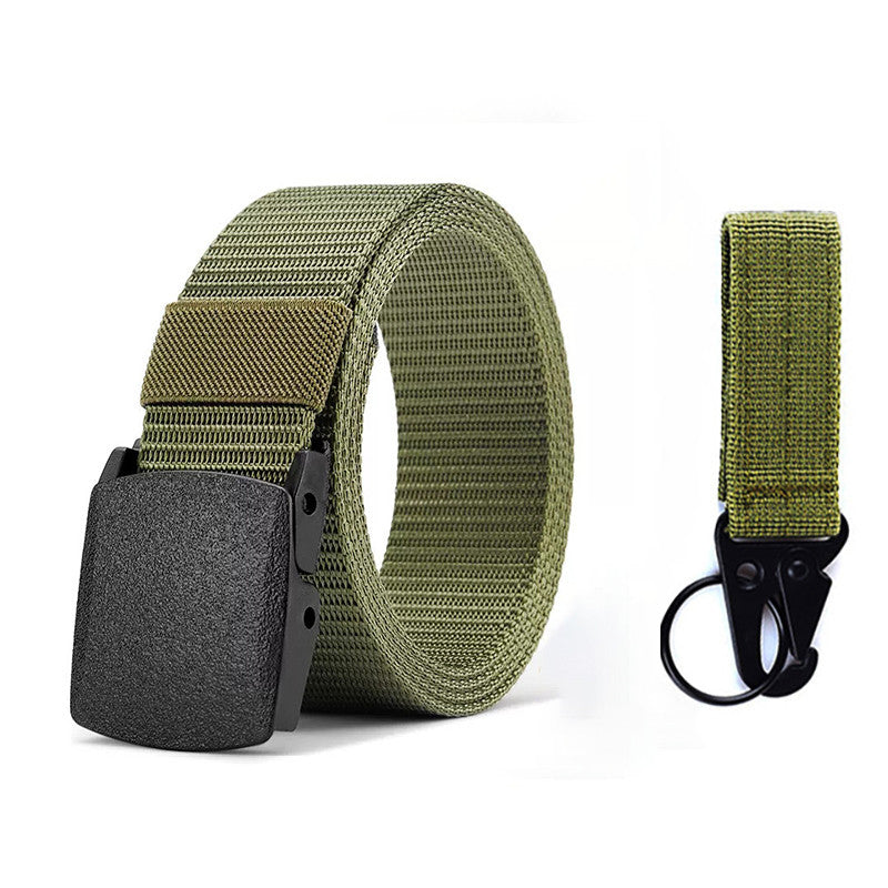 Quick Release Tactical Nylon Belt 125cm zv03-gren-and-gou by HitMyNeed