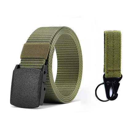 Quick Release Tactical Nylon Belt 125cm zv03-gren-and-gou by HitMyNeed