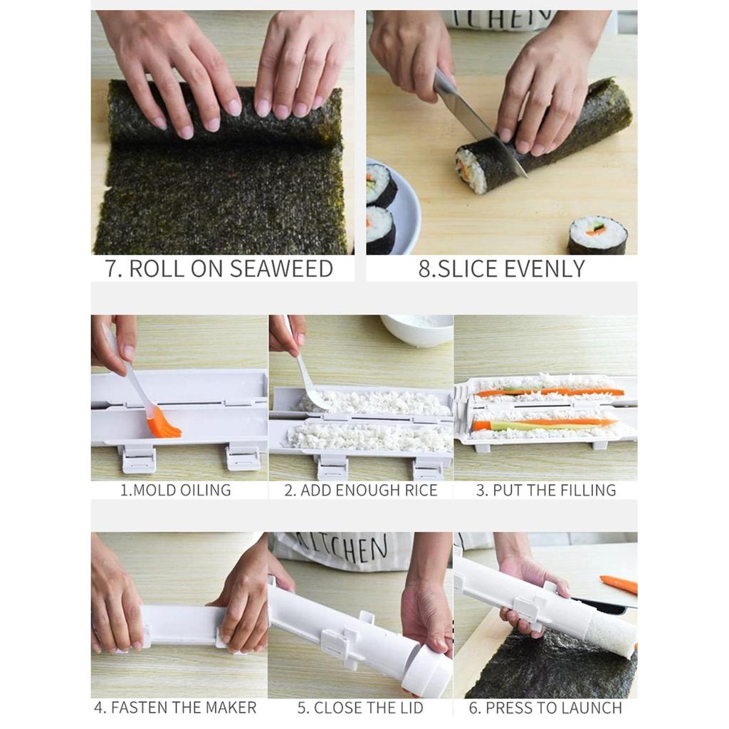 Quick Sushi Roller Rice Mold for DIY Sushi by HitMyNeed