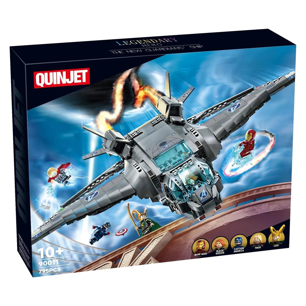 Quinjet 76248 Super Fighter Space Block Set, 795-Piece by HitMyNeed