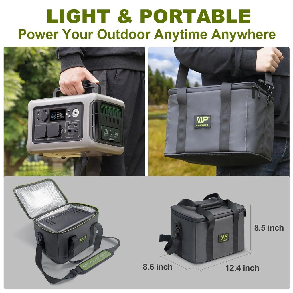 R600 299Wh Portable Power Station 600W LiFePO4 by HitMyNeed