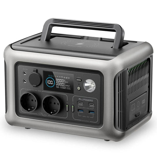 R600 299Wh Portable Power Station 600W LiFePO4 eu by HitMyNeed