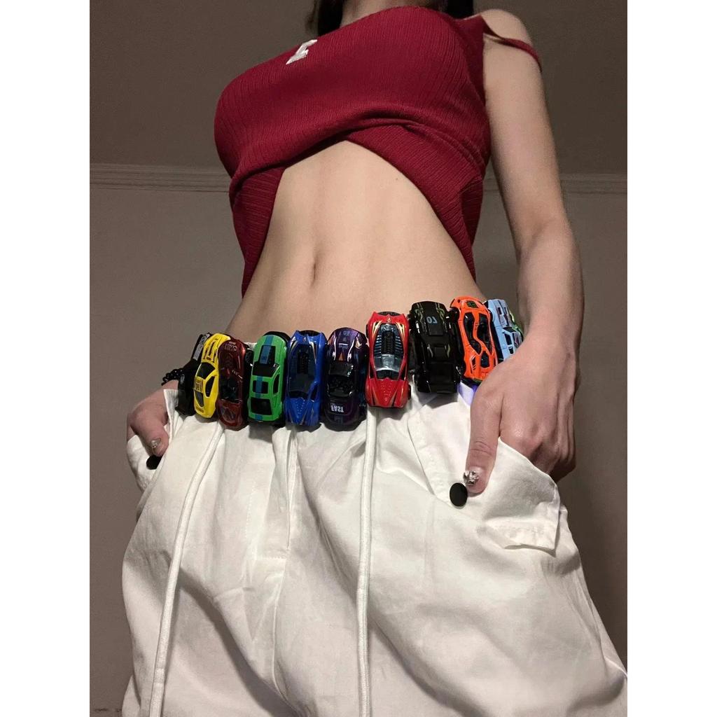Racing Car Model Y2K Streetwear Belt 18pcs by HitMyNeed
