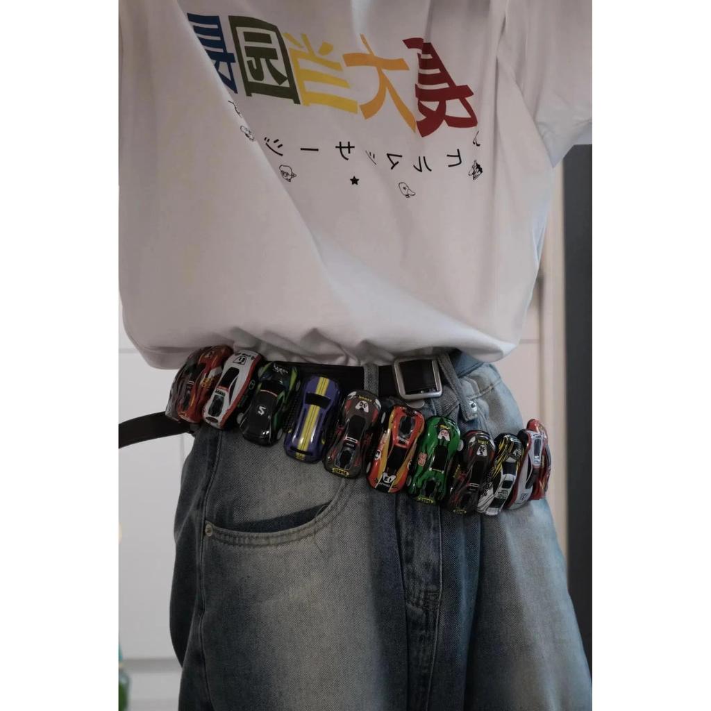 Racing Car Model Y2K Streetwear Belt 18pcs by HitMyNeed