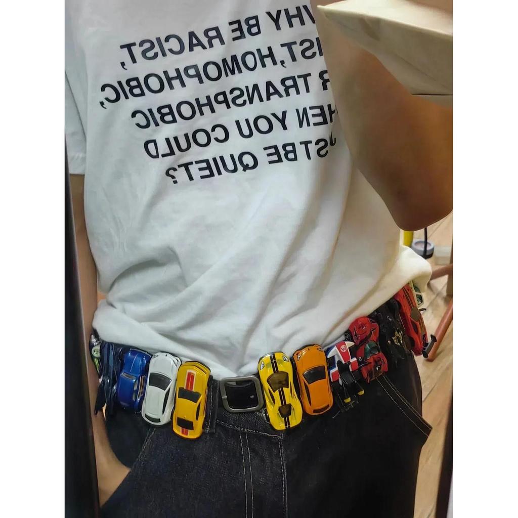 Racing Car Model Y2K Streetwear Belt 18pcs by HitMyNeed