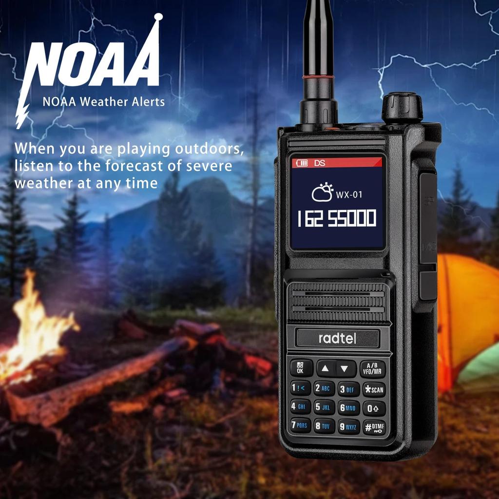 Radtel RT-470X Multi-Band Ham & Airband Radio 256CH by HitMyNeed
