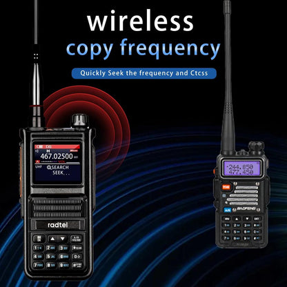 Radtel RT-470X Multi-Band Ham & Airband Radio 256CH by HitMyNeed