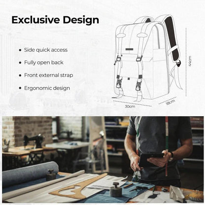 Rain Cover Camera Backpack with Tripod & Quick Access by HitMyNeed