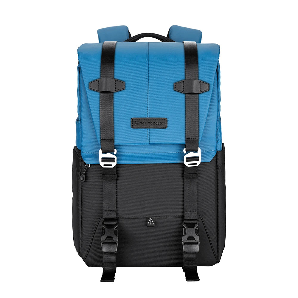 Rain Cover Camera Backpack with Tripod & Quick Access blue by HitMyNeed