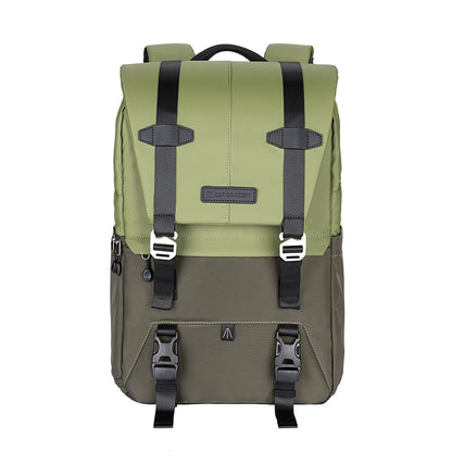 Rain Cover Camera Backpack with Tripod & Quick Access green by HitMyNeed