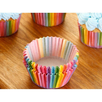 Rainbow Cupcake Paper Liners (Set of 100) by HitMyNeed