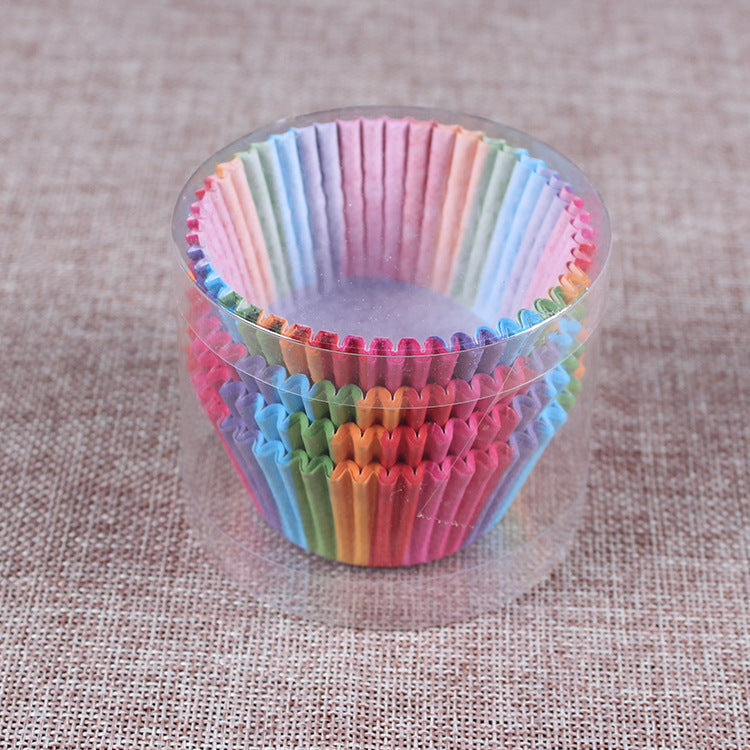 Rainbow Cupcake Paper Liners (Set of 100) by HitMyNeed