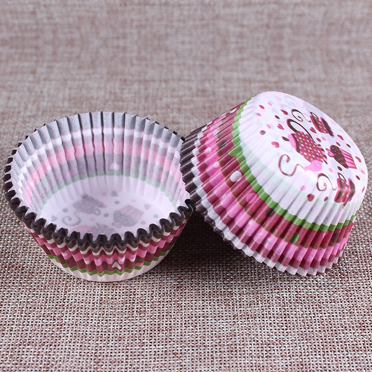 Rainbow Cupcake Paper Liners (Set of 100) by HitMyNeed