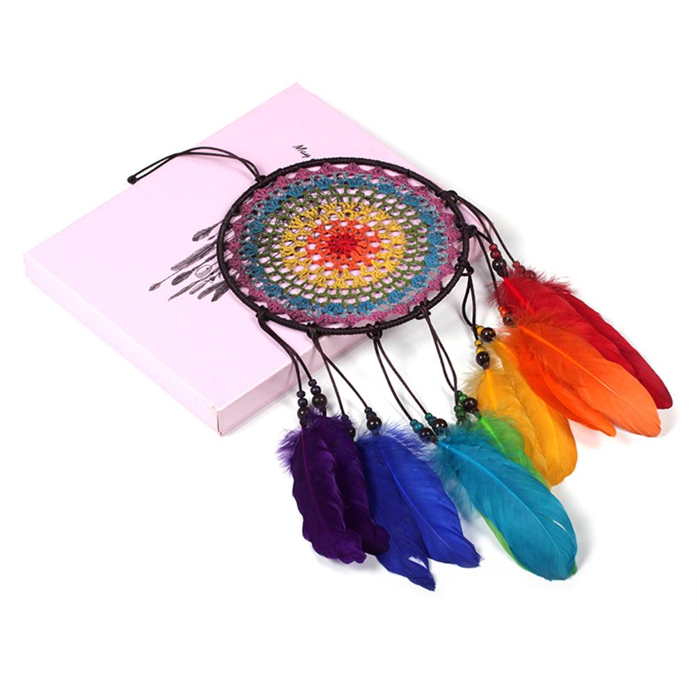 Rainbow Dream Catcher Wall Hanging Home Decor by HitMyNeed