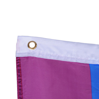 Rainbow Flag Polyester Cloth with Brass Grommets by HitMyNeed