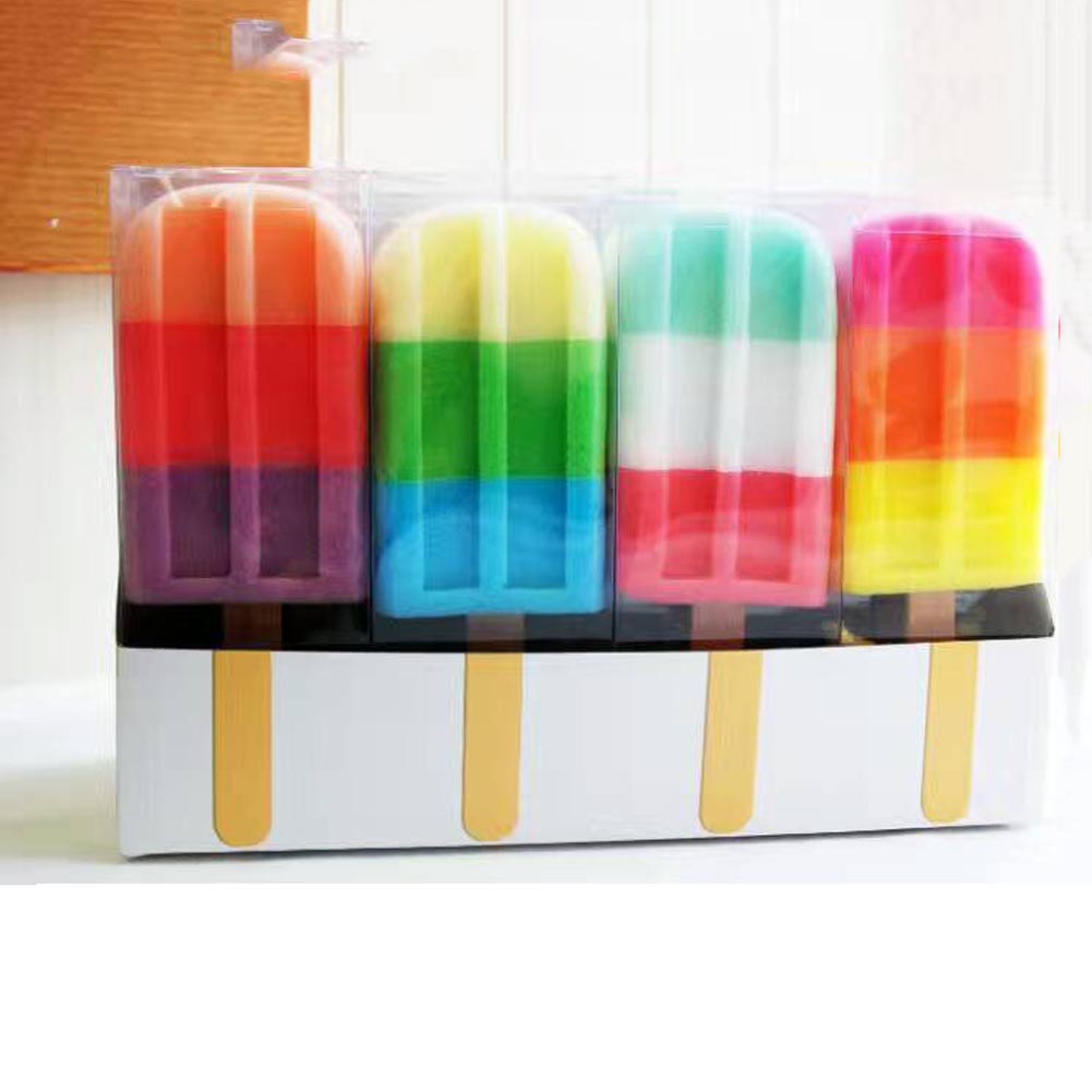 Rainbow Ice Cream Shower Sponge with Hanging Loop by HitMyNeed