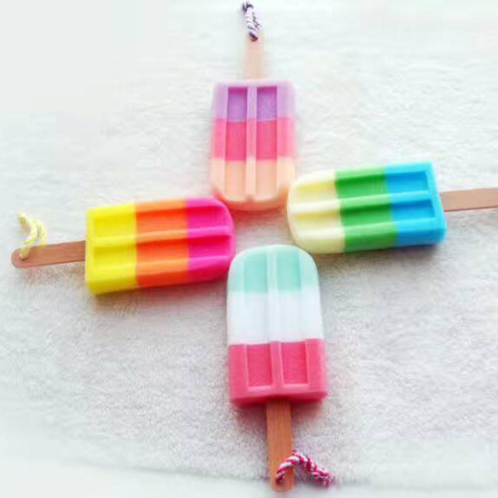 Rainbow Ice Cream Shower Sponge with Hanging Loop by HitMyNeed