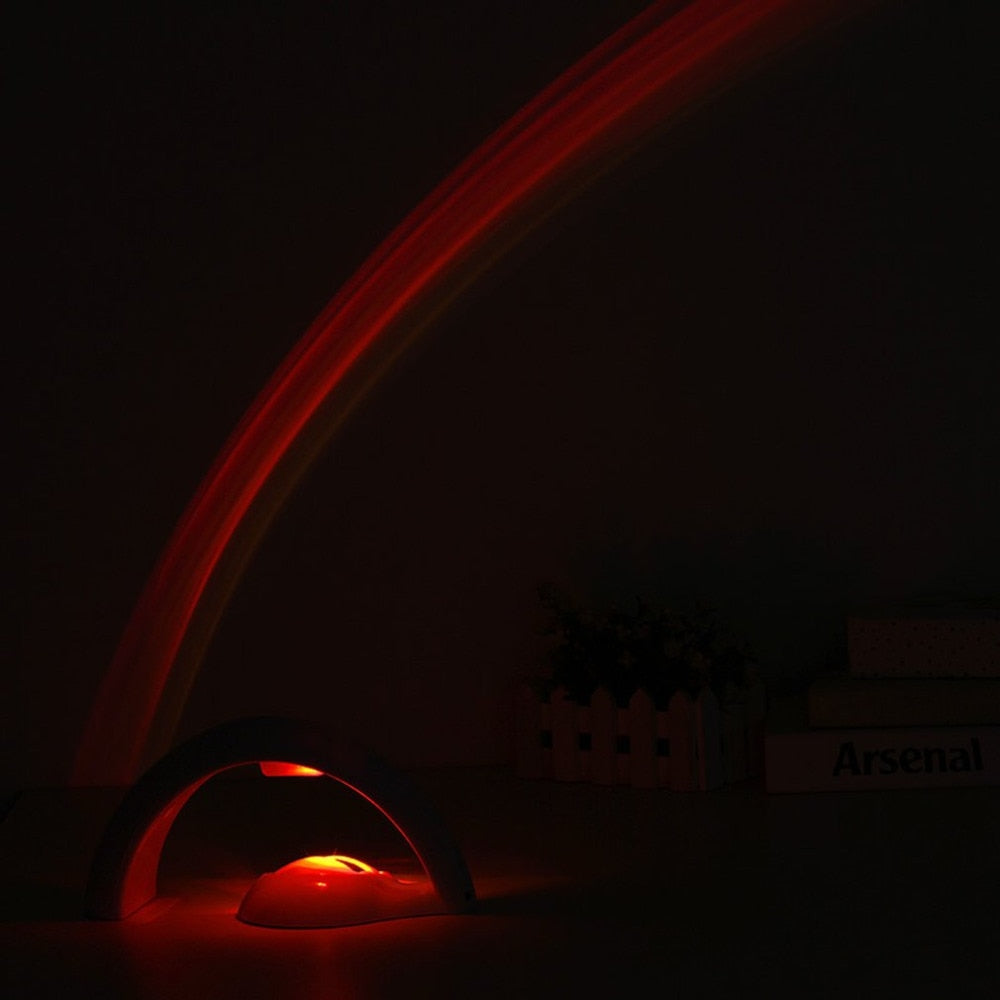 Rainbow LED Night Lamp Projector for Kids & Home by HitMyNeed