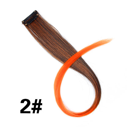 Rainbow Ombre Synthetic Clip-In Hair Extension 20" 2 by HitMyNeed