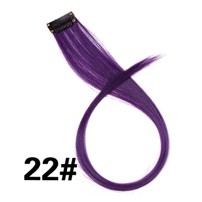 Rainbow Ombre Synthetic Clip-In Hair Extension 20" 22 by HitMyNeed