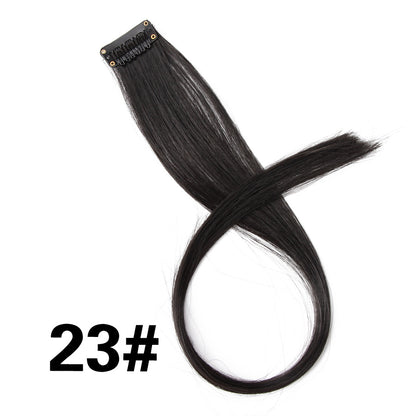 Rainbow Ombre Synthetic Clip-In Hair Extension 20" 23 by HitMyNeed
