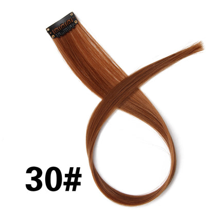 Rainbow Ombre Synthetic Clip-In Hair Extension 20" 30 by HitMyNeed