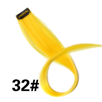 Rainbow Ombre Synthetic Clip-In Hair Extension 20" 32 by HitMyNeed