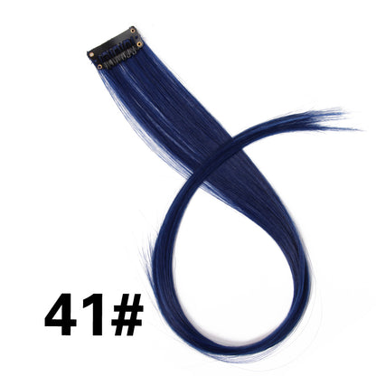 Rainbow Ombre Synthetic Clip-In Hair Extension 20" 41 by HitMyNeed