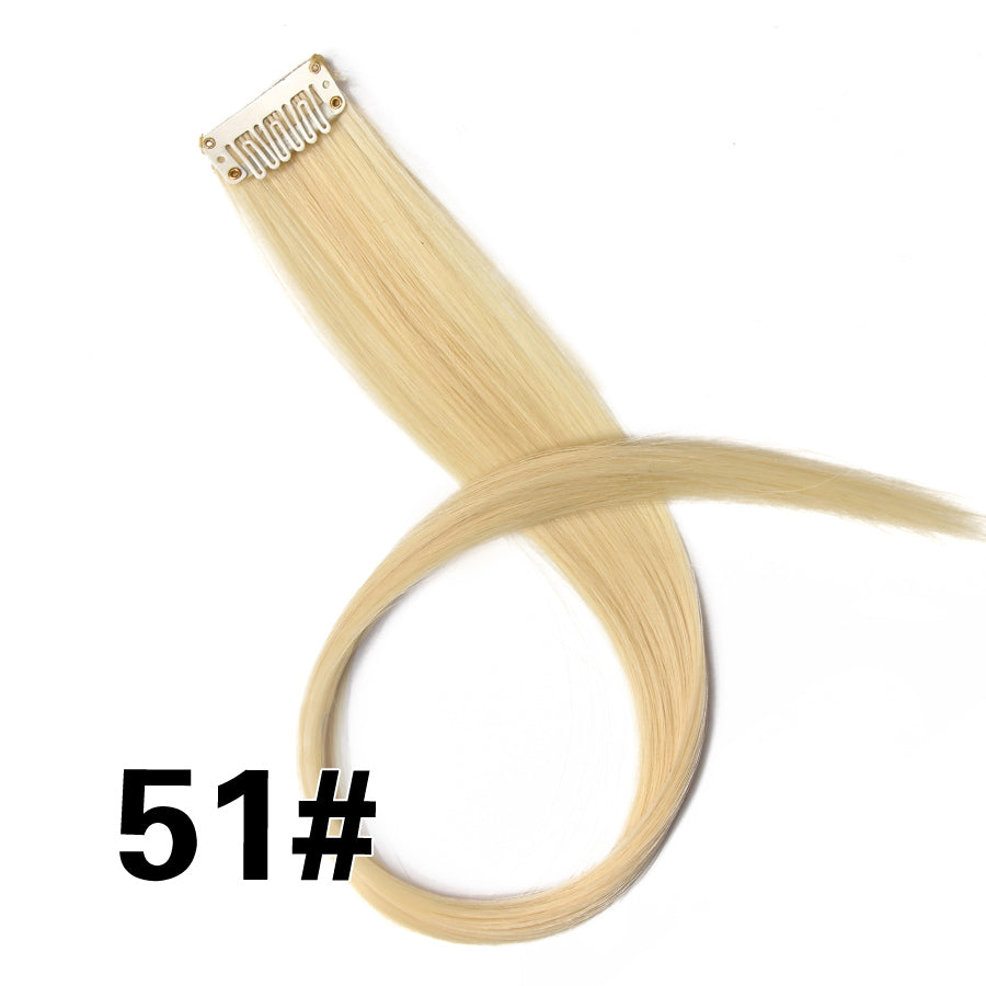 Rainbow Ombre Synthetic Clip-In Hair Extension 20" 51 by HitMyNeed