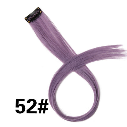 Rainbow Ombre Synthetic Clip-In Hair Extension 20" 52 by HitMyNeed