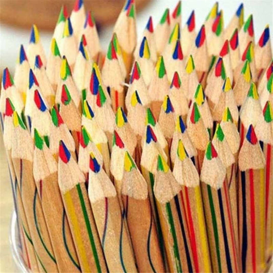 Rainbow Pencils 4-Color Core Set (10 Pack) by HitMyNeed