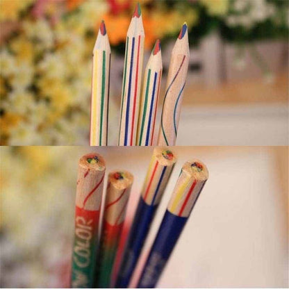 Rainbow Pencils 4-Color Core Set (10 Pack) by HitMyNeed
