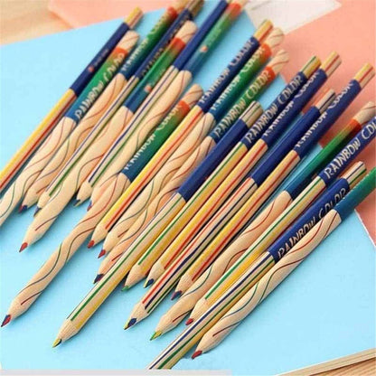Rainbow Pencils 4-Color Core Set (10 Pack) by HitMyNeed
