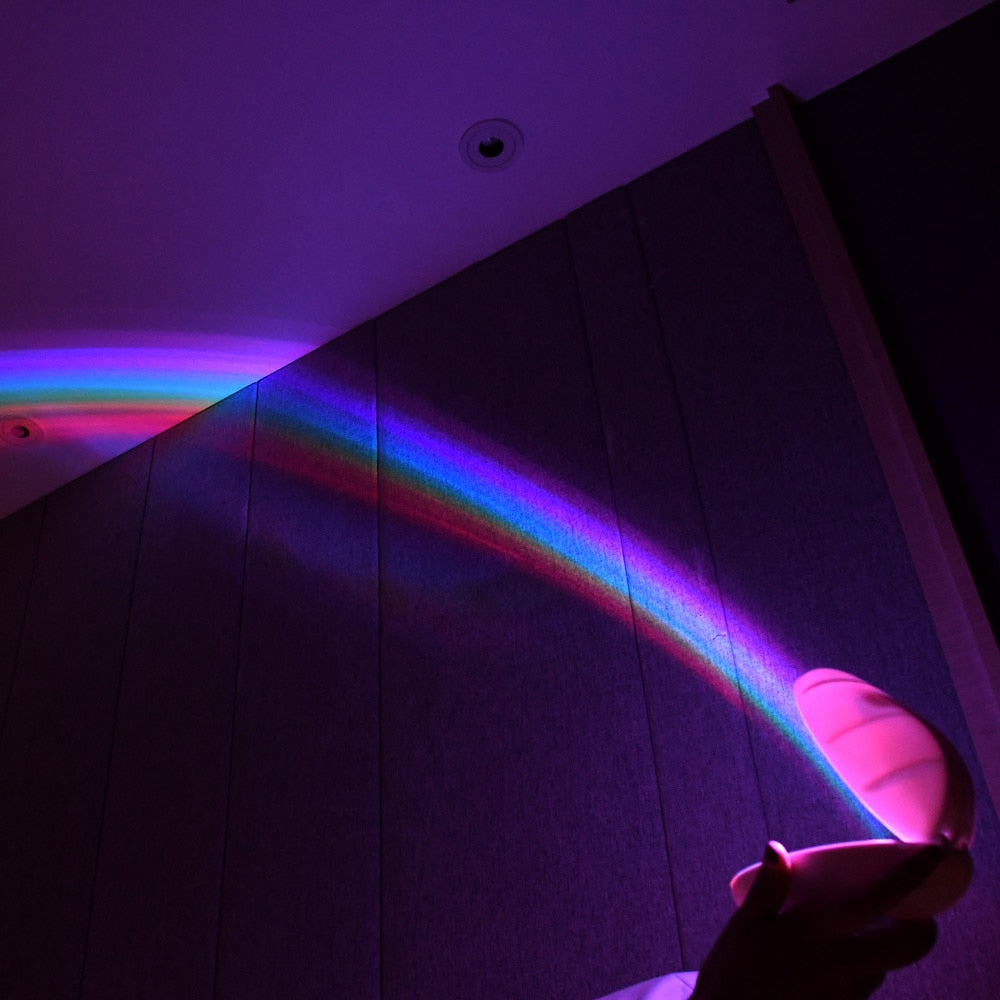 Rainbow Projector LED Night Light with Timer by HitMyNeed