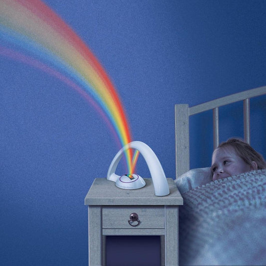 Rainbow Projector Night Light for Kids Bedrooms by HitMyNeed