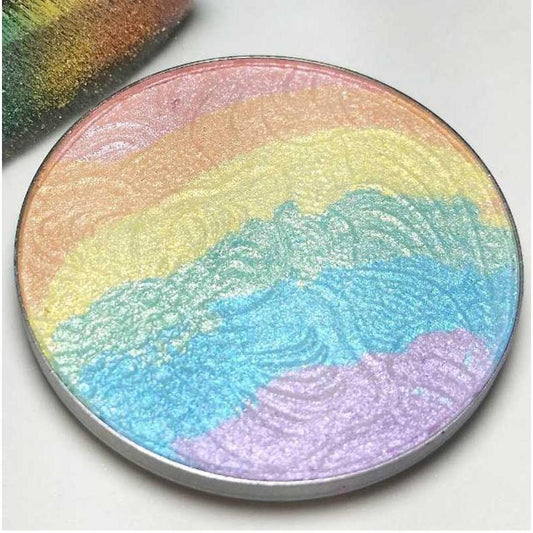 Rainbow Shimmer Highlighter Powder Palette by HitMyNeed