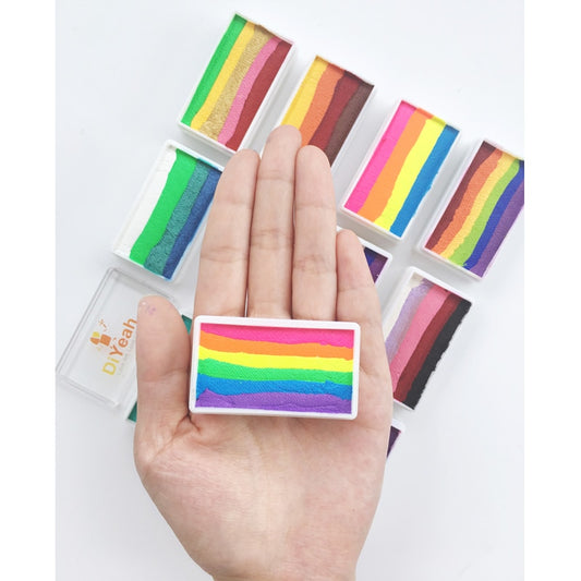 Rainbow Washable Face & Body Paint Palette by HitMyNeed