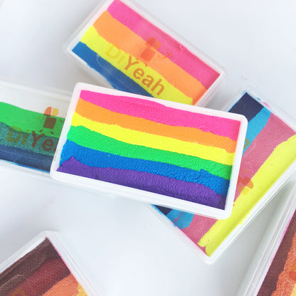 Rainbow Washable Face & Body Paint Palette by HitMyNeed