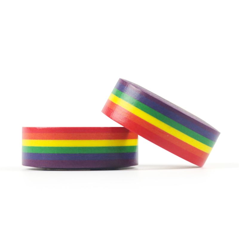 Rainbow Washi Tape for Notes, Journals & Crafts 10m by HitMyNeed