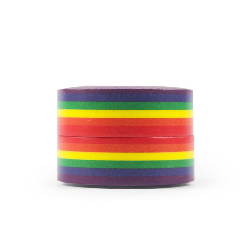 Rainbow Washi Tape for Notes, Journals & Crafts 10m by HitMyNeed