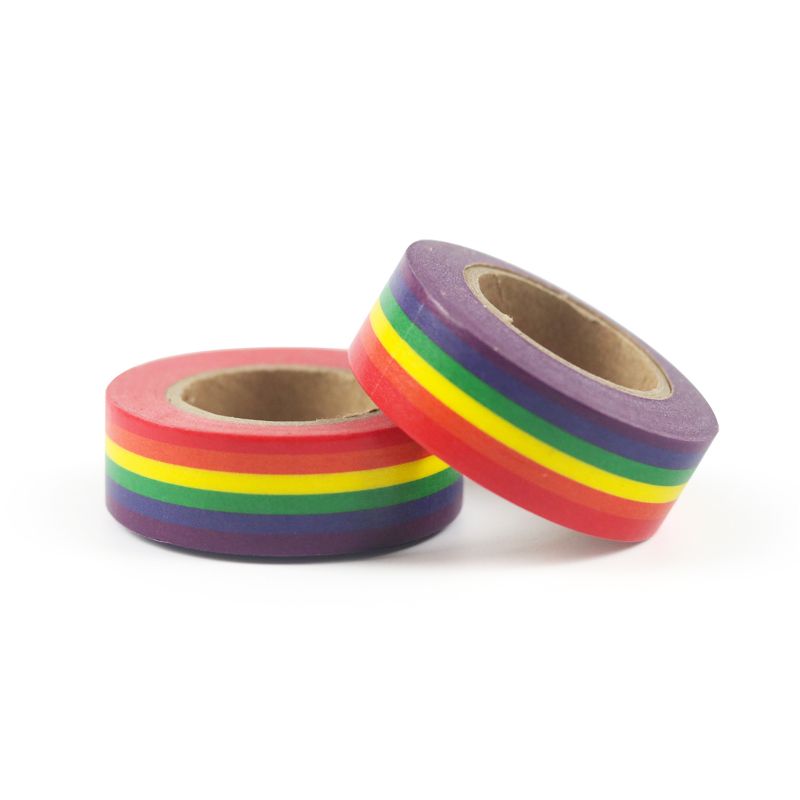 Rainbow Washi Tape for Notes, Journals & Crafts 10m by HitMyNeed