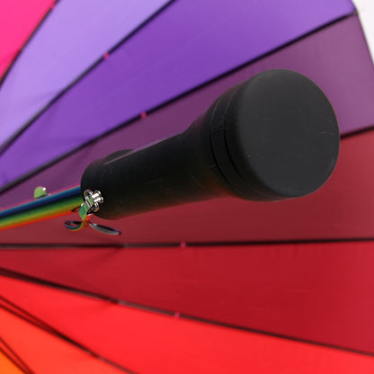 Rainbow Windproof Umbrella with 24 Ribs by HitMyNeed