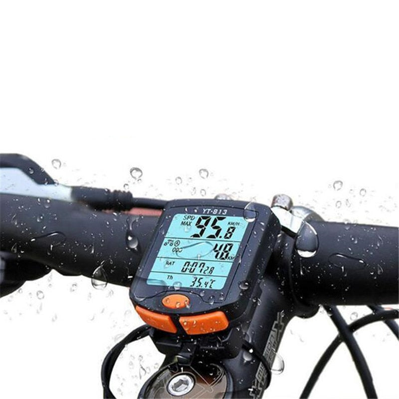 Rainproof Wireless Cycling Speedometer with Backlight by HitMyNeed