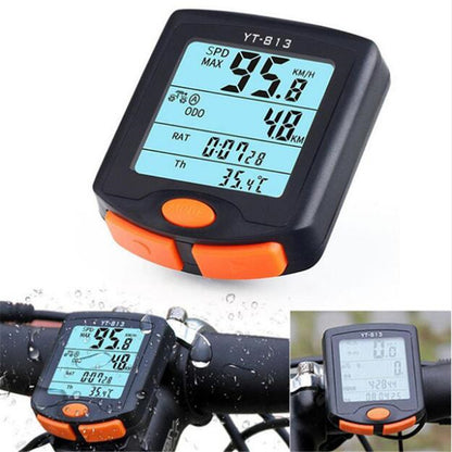 Rainproof Wireless Cycling Speedometer with Backlight by HitMyNeed