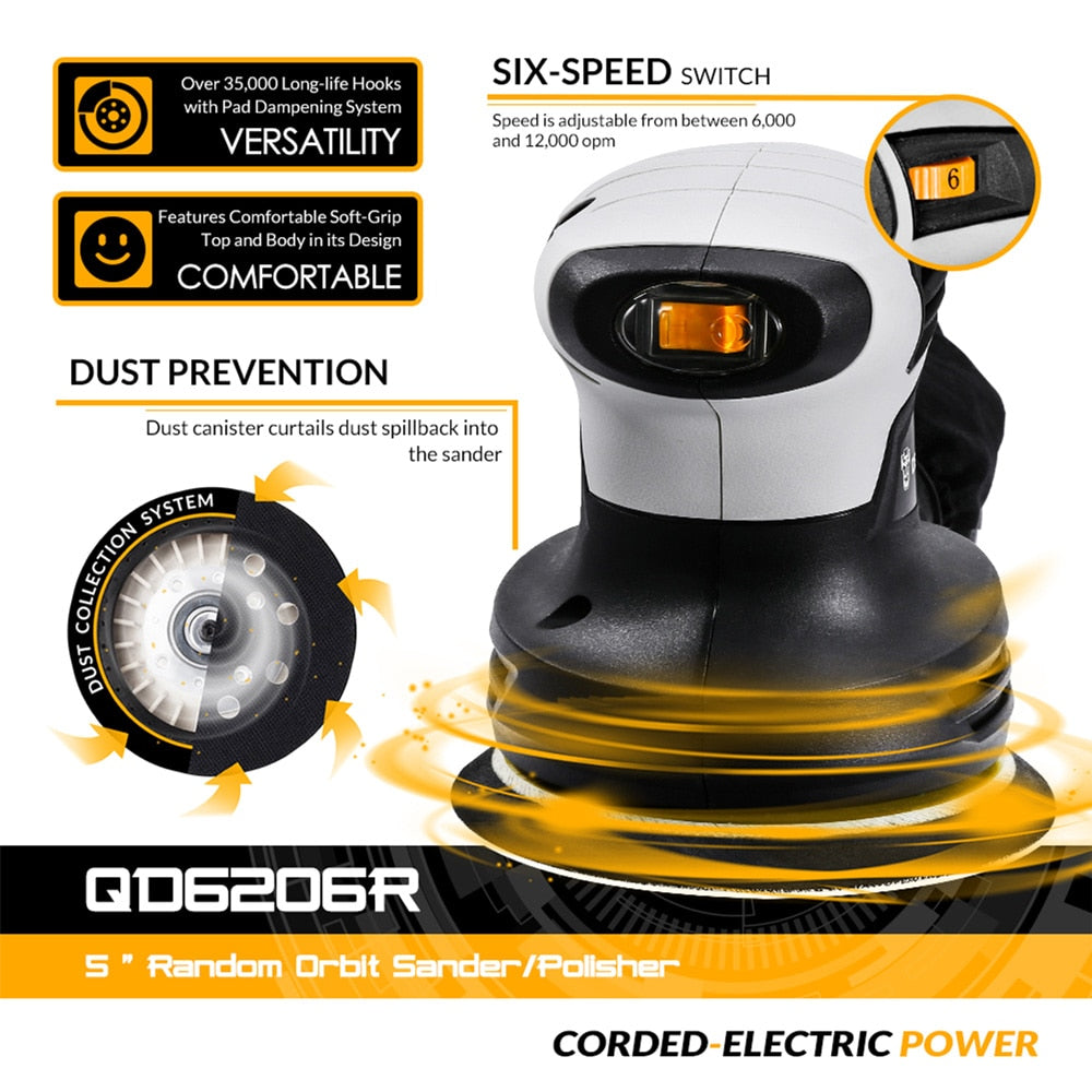 Random Orbital Sander 280W with Dust Collection by HitMyNeed