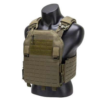 Ranger Green 1000D Nylon MOLLE Plate Carrier Vest by HitMyNeed