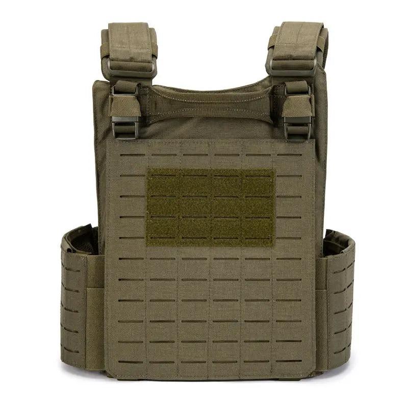 Ranger Green 1000D Nylon MOLLE Plate Carrier Vest by HitMyNeed