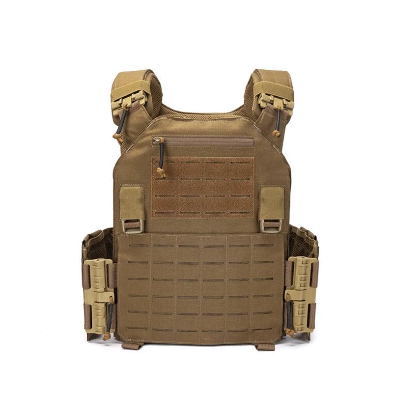 Ranger Green 1000D Nylon MOLLE Plate Carrier Vest khaki by HitMyNeed
