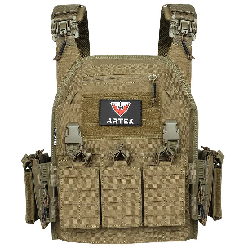 Ranger Green Quick-Release Plate Carrier Vest cb by HitMyNeed